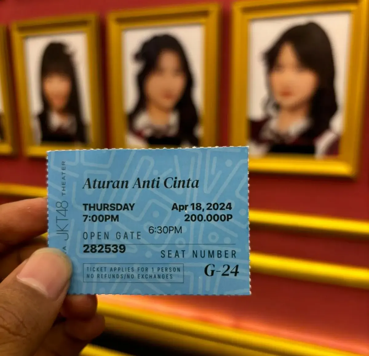 Tiket Aturan Anti Cinta Theater JKT48