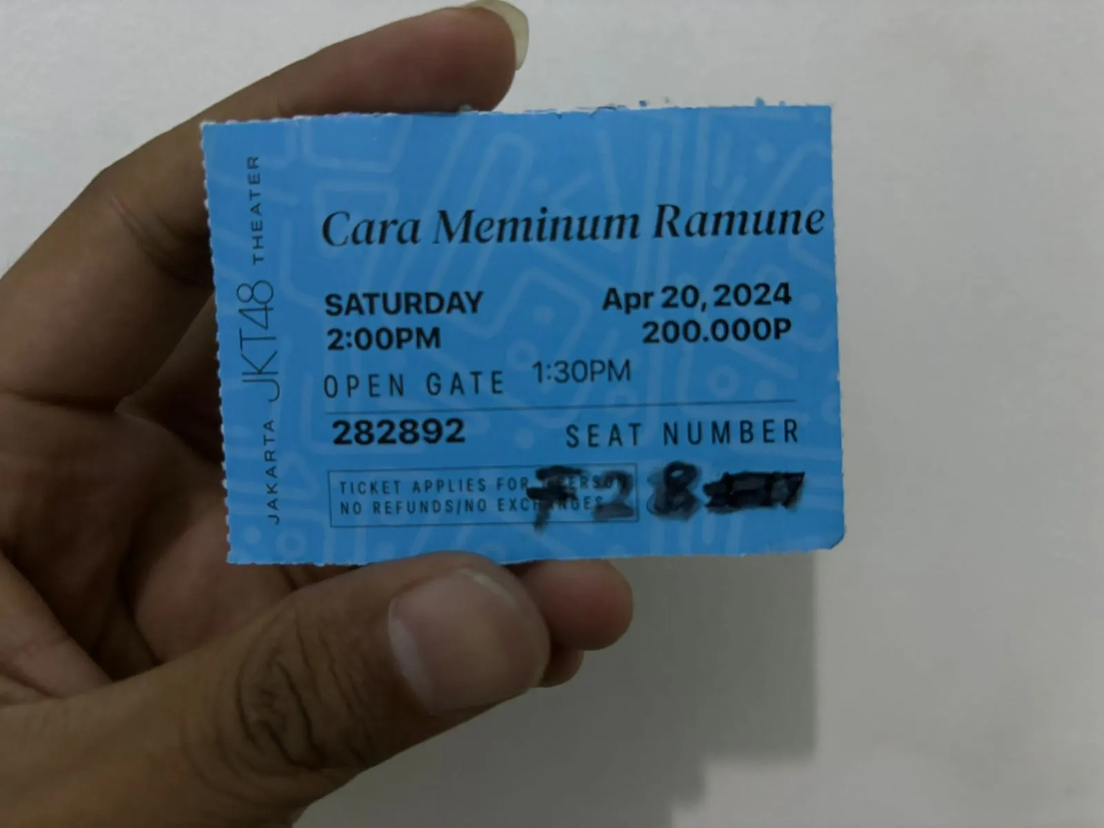 Tiket Cara Meminum Ramune Theater JKT48