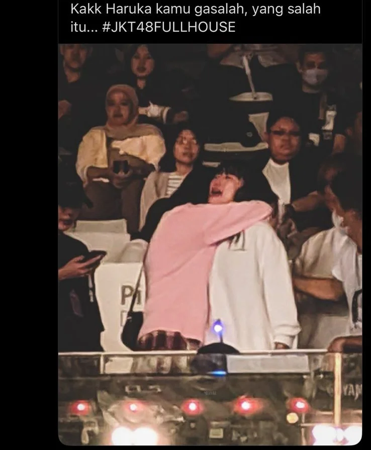 Haruka Nangis Tidak Diikuti Fans
