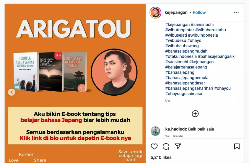 Jualan Ebook di Instagram